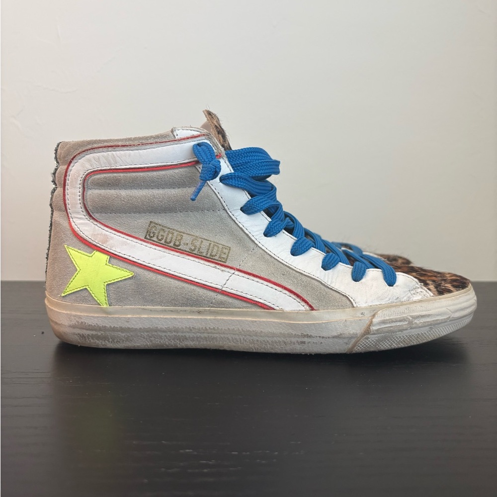 Golden Goose women’s sneakers with leopard print size 38